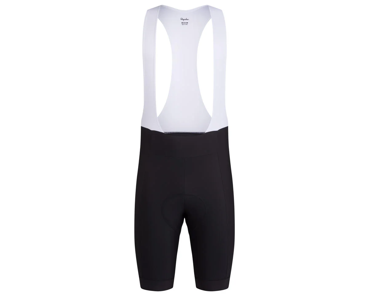 Rapha Men's Core Bib Shorts (Black/White) (S)